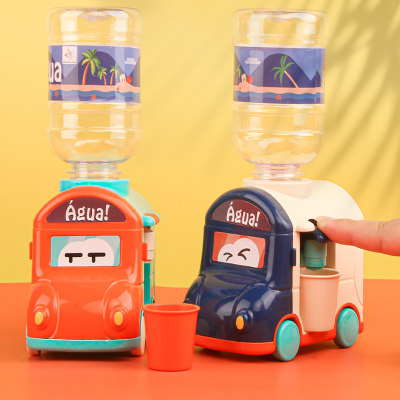 Small Train Children's Mini Water Dispenser Out of the Water Beverage Machine