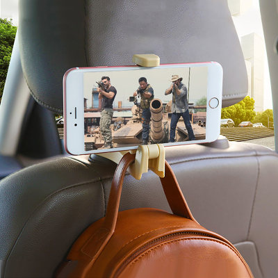 Car Multifunction Hidden Creative New Seat Back Hook Rear-mounted Car Phone Holder Hook for Vehicles