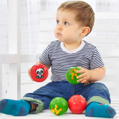 كرة تدليك ومحو الأمية للتدريب على قبضة اليد للأطفال