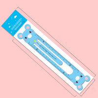 Creative 12 zodiac ruler magnetic ruler cartoon fresh animal cute bookmark drawing tool scale  Multicolor