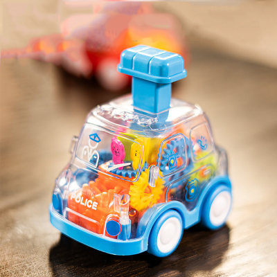 Baby Transparent Bump and Go Toy Car