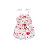 New summer baby print sling bodysuit  Floral color