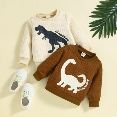 Baby Dinosaur Printed Pullover Sweater