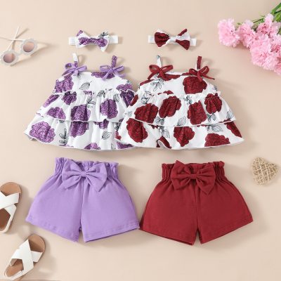 Baby suspender skirt + shorts set