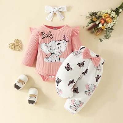 10 colors baby elephant trousers set