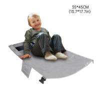 Kids Hanging Bed Airplane Travel Bed Toddler Airplane Foot Pedal Portable Baby Airplane Car Seat Pad , Halloween, Thanksgiving And Christmas Gift  Gray