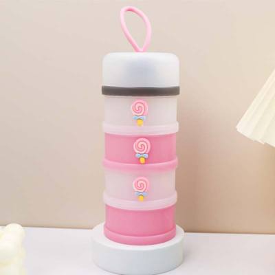 Baby milk powder box portable out-of-home baby food packaging rice powder box sealed storage box