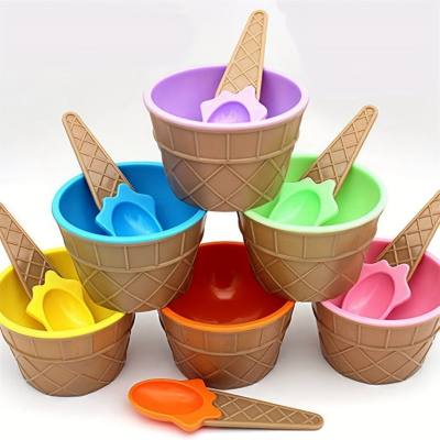 Ice cream spoon bowl cutlery set