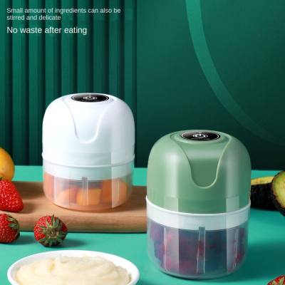 Baby food processor small food processor multi-function household electric mixer mini meat grinder garlic stirrer