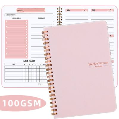 Cuaderno planificador diario semanal y mensual