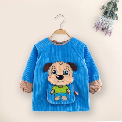 Children's overalls, waterproof long-sleeved reverse-wearing clothes, baby eating clothes, aprons, cotton children's overalls, baby bibs, protective clothes, etc.