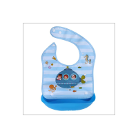 Baby EVA Water Proof Cartoon Pattern Bibs  Multicolor
