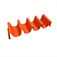 Taco Holder, Colorful Wave Shape Taco Tray, Taco Shell Holder Stand For Party, Hold 4 Tacos Each  Orange