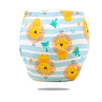Baby toilet training pants pure cotton waterproof washable diaper diaper pants pocket baby girl boy diaper underwear  Orange