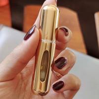 5ml bottom-fill perfume bottle portable cosmetic bottle  Gold-color