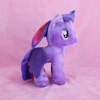 Lindo juguete de peluche animal de dibujos animados de muñeca pony  Púrpura