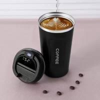 European style coffee mug portable mug  Black