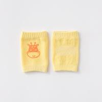 Chaussettes d'été en éponge pour bébé, coudières, genouillères rampantes pour tout-petits, genouillères pour bébé  Jaune