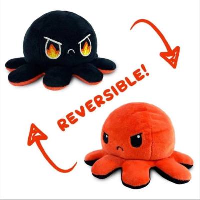 Creative Octopus Two-sided Plush Expression Doll Toy
