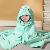 Toalla de baño envolvente para manta de bebé  Verde