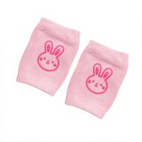 Summer terry baby socks elbow pads toddler crawling knee pads  Pink