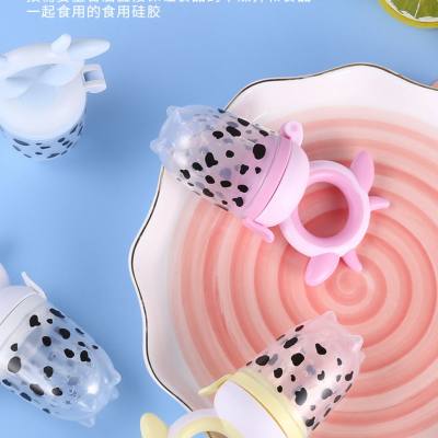 Baby Fruit and Vegetable Fun Baby Silicone Bites Baby Fruit Pacifier Cow Bites
