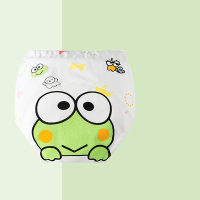 New upgraded version of baby training pants children's four-layer gauze antibacterial baby diaper wet artifact washable diaper  Multicolor