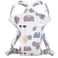 Pure Cotton Cartoon Pattern Light-weight Multifunctional Baby Carrier  White