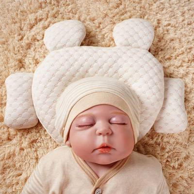Travesseiro de bebê para recém-nascido respirável para modelar a cabeça do bebê