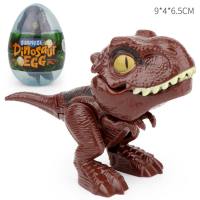 Dinosaur Egg Toy Creative Finger eat Model Beautiful Dinosaur Egg Toy Creatively  Brown
