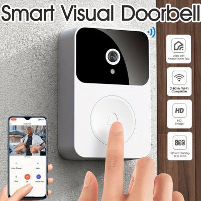 Smart home video doorbell wireless WIFI video doorbell mobile phone APP voice intercom monitoring doorbell