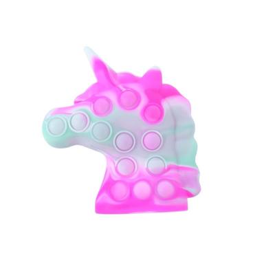 3D Pop Unicorn Stress Balls Toys - Silicone Pop Bubble Squeeze Popper Sensory Toy Stress Relief