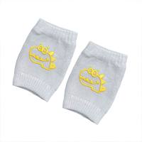 Summer terry baby socks elbow pads toddler crawling knee pads  Gray