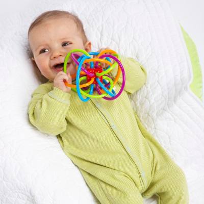 Baby Sensory Rattle Teether Toy