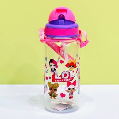 Children's cartoon strap portable water cup water bottle 350ml