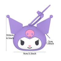 Llavero con bolsa de almacenamiento mini de Sanrio de dibujos animados  Púrpura