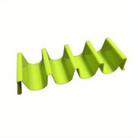 Taco Holder, Colorful Wave Shape Taco Tray, Taco Shell Holder Stand For Party, Hold 4 Tacos Each  Green