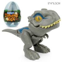Dinosaur Egg Toy Creative Finger eat Model Beautiful Dinosaur Egg Toy Creatively  Gray