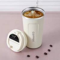 Coffee Thermal Mug，Portable Handy Mug  White