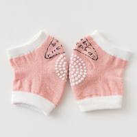 Non-slip children's cotton knee pads baby crawling knee pads  Pink
