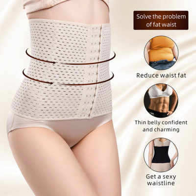 Modelador de cintura de velcro para barriga pós-parto