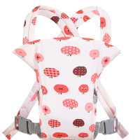 Pure Cotton Cartoon Pattern Light-weight Multifunctional Baby Carrier  Pink