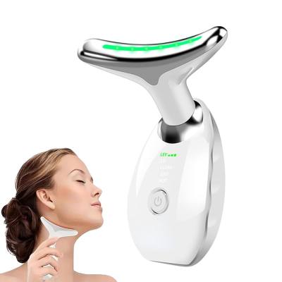 Firming Wrinkle Removal Face Massager, Double Chin Reducer Skin Care Devicer for Facial and Neck with 3 Color Modes for Lift