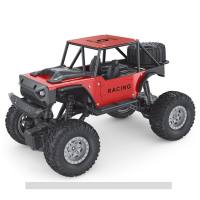 Children's alloy electric remote control car toy 1:18 four-way off-road racing wireless remote control high-speed car boy toy  Multicolor