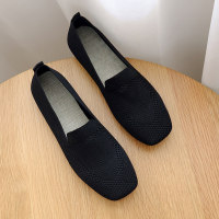 الأحذية المسطحة ذات النعل الناعم المنسوجة المفضلة لدى أمي - Hibobi