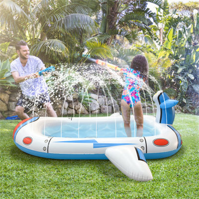Children's outdoor fountain inflatable toys PVC paddling pool garden lawn swimming pool