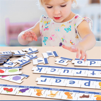 English Letters Spell Words Early Education Cognitive Cards