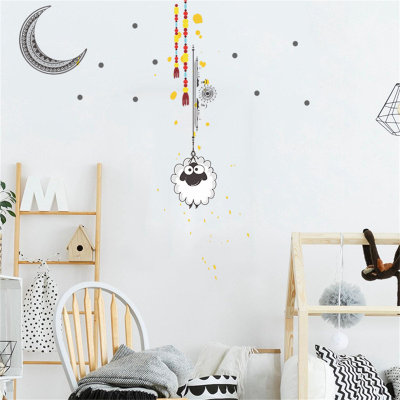 Adesivos decorativos de parede Little Lamb Moon