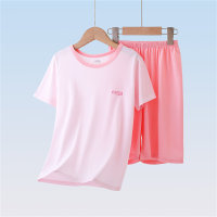 New Lyocell Children's Homewear Set  Pink