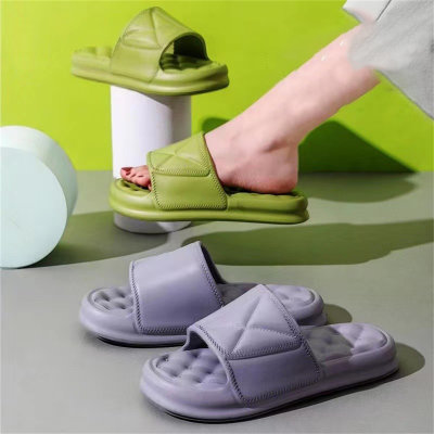 Slippers for women summer home indoor and outdoor non-slip couple home bathroom thick bottom home slippers